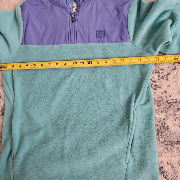 Billabong Womens M Medium Boundary Lite Fleece Half Zip Mock Neck Adventure - Picture 8 of 11